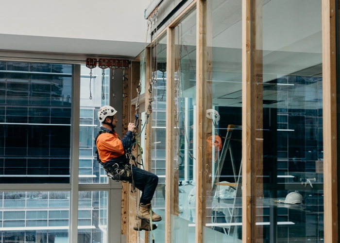 Rope Access Systems for Building Facades by Kerrect Group