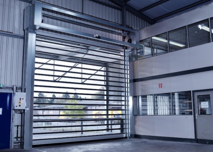 Transparent Roller Door by Premier Door Systems