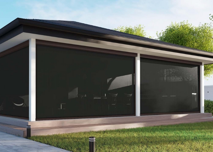 Zipscreen Blinds for Stylish Outdoor Privacy by Rolletna