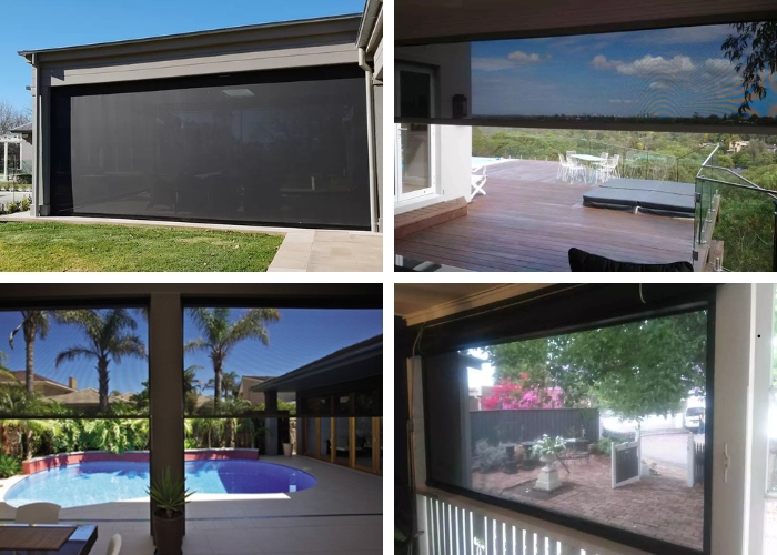 Zipscreen Blinds for Stylish Outdoor Privacy by Rolletna