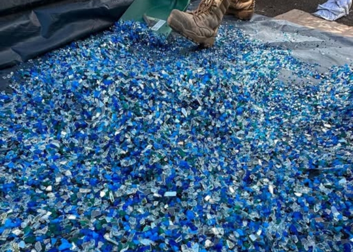 Decorative Recycled Glass Supplier by Schneppa Glass