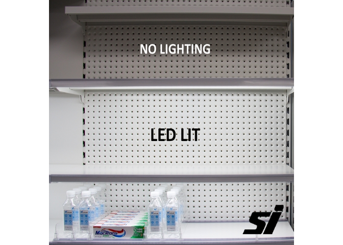 Under Shelf Lighting for Shops by SI Retail