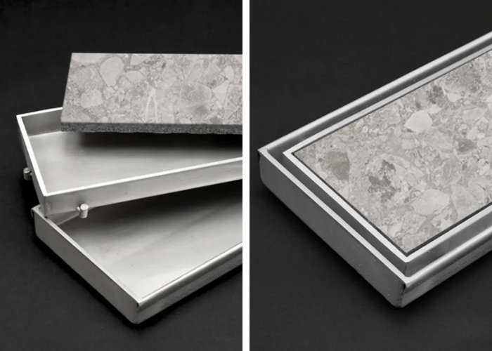 Tile Insert Floor Trough by Stoddart