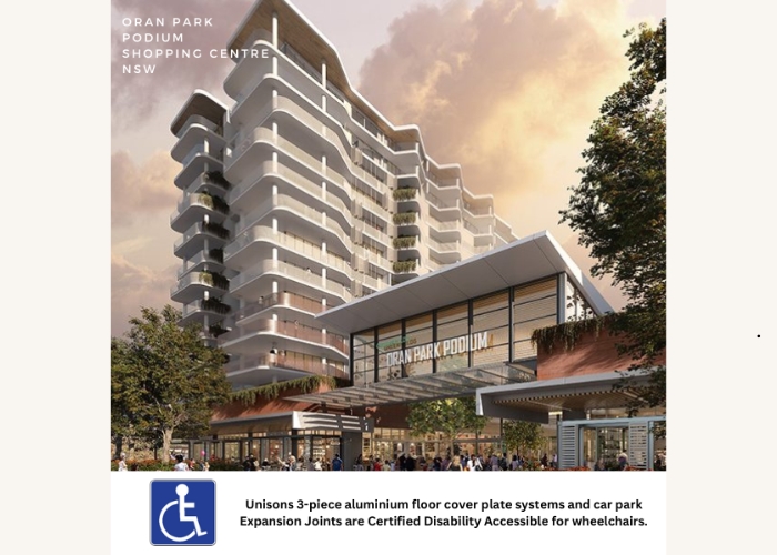 Unison Joints at Oran Park Podium Shopping Centre
