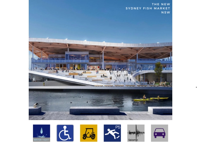 The New Sydney Fish Market Expansion Joints from Unison Joints