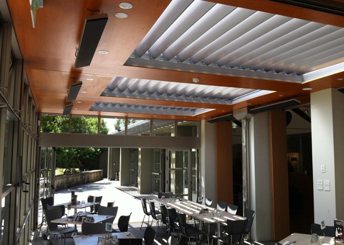 Maintenance for Commercial Louvre Roof by Vergola