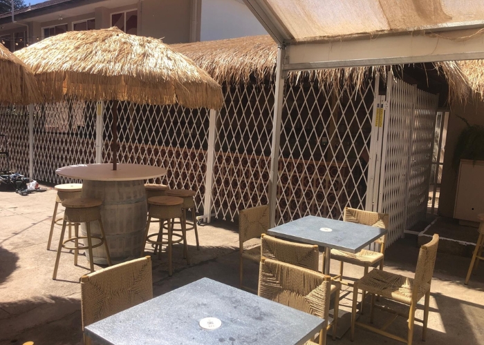 Trackless Portable Barriers for Hospitality Venues by ATDC
