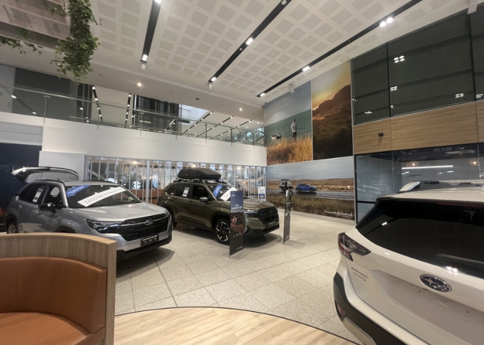 Folding Closure Doors for Premium Automotive Showrooms by ATDC