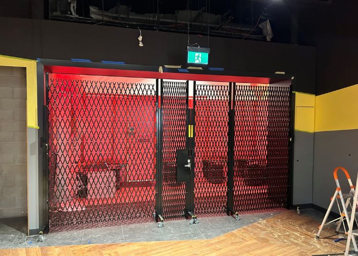 Expandable Trackless Barriers for Multi-Use Safety Control by ATDC