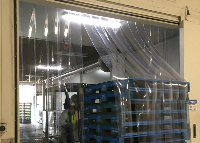 Industrial Strip Curtains for Freezers by DMF International
