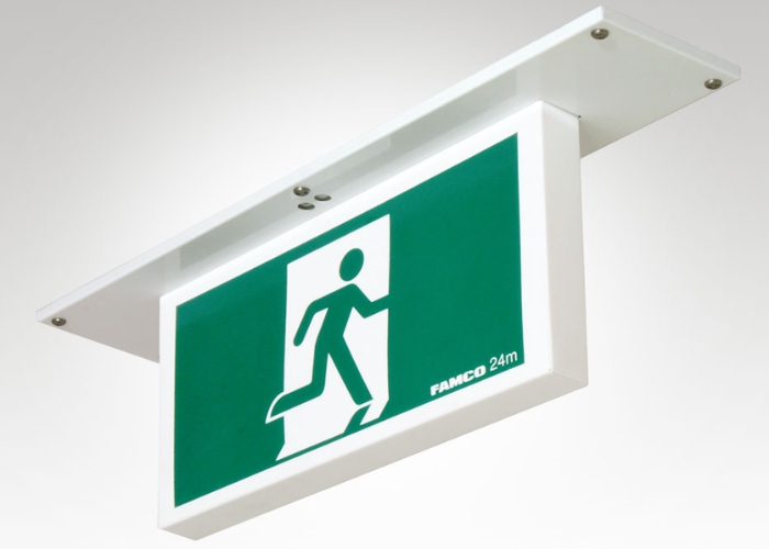 Tamper Resistant LED Exit Sign by FAMCO