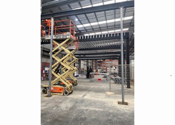 Lightweight Mezzanine Systems for Storage and Workspaces by Hunt Engineering
