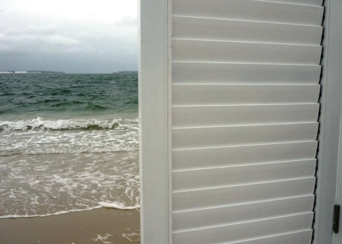 Bifolding Door with Adjustable Louvres by KRGS Doors