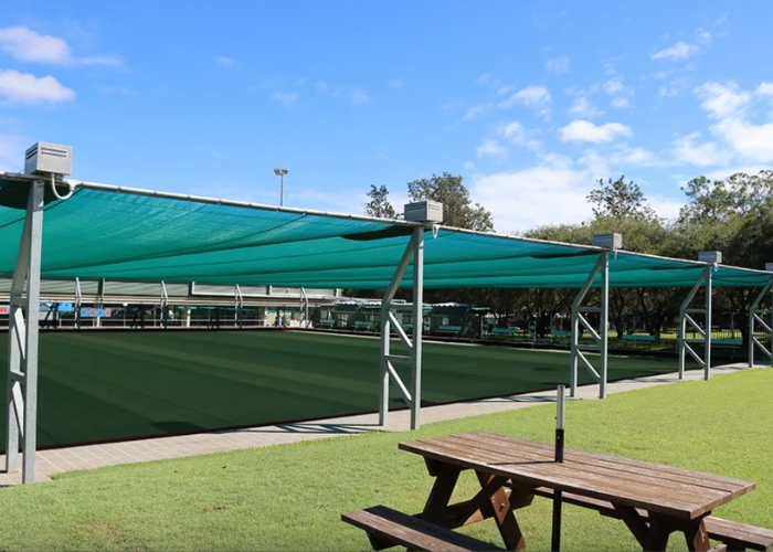 Retractable Roof for Lawn Bowls by MakMax Australia