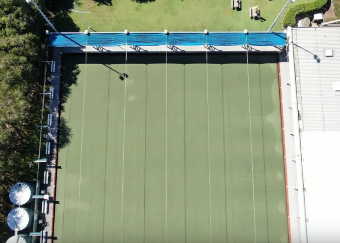 Retractable Roof for Lawn Bowls by MakMax Australia