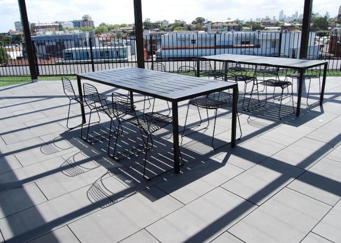 Pedestal Paving for Architectural Apartment Landscapes by Pasco