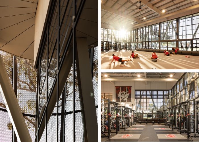 Large-Format Louvre Facade for High-Performance Centre by Safetyline Jalousie