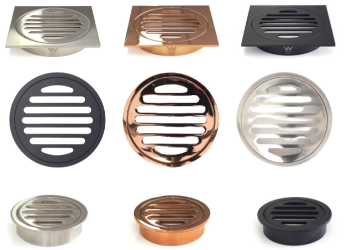 Coloured Waste Grate for Bathrooms by Tilo Tapware