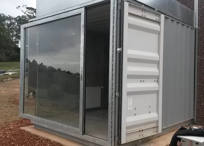 Thermally Broken Lift and Slide Door by Technical Protection Systems