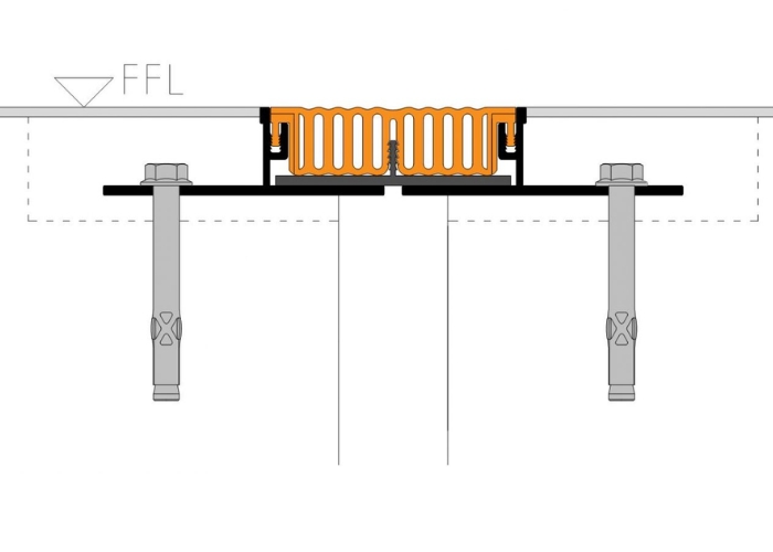 Medical Grade Expansion Joint Cover for Hospitals by Unison Joints