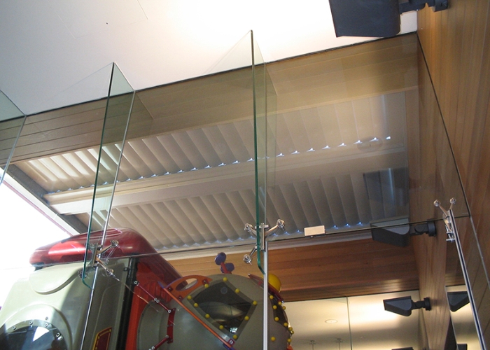 Louvre Roofing System for Indoor Play Areas by Vergola