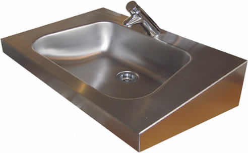 steel water basin