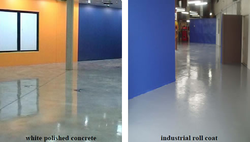 industrial concrete floor