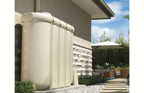 plastic slim line water tank