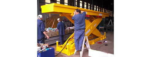 scissor lift construction