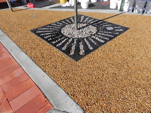 tree surround paving