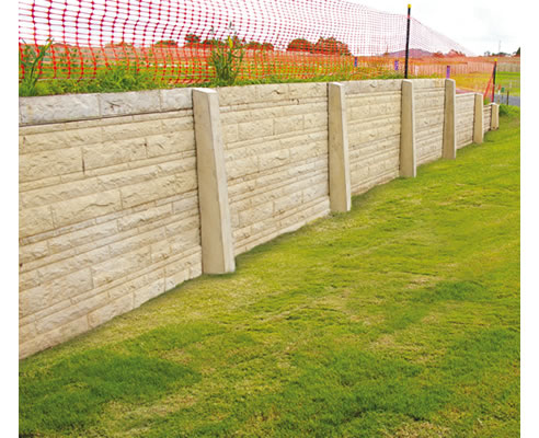 concrete sleeper wall