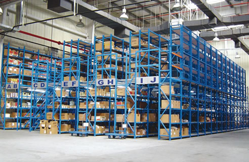 pallet racking with mezzanine