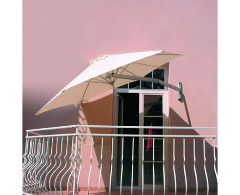 wall mounted shade umbrella