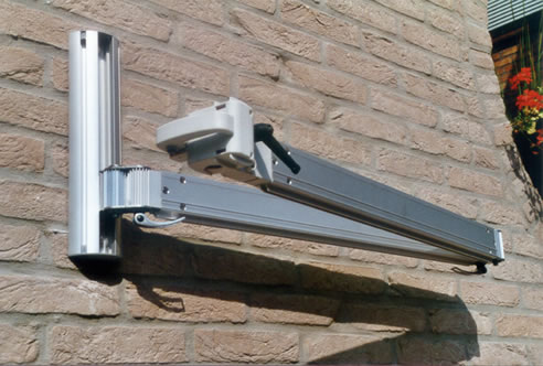 arm fixture of wall mounted umbrella