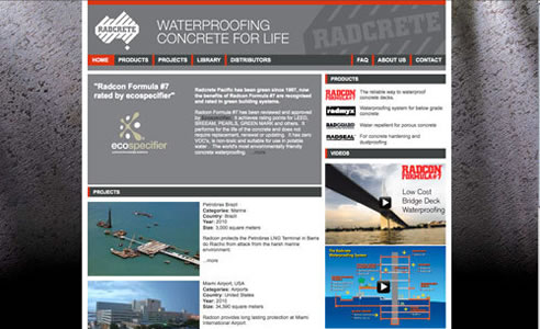 radcrete website image