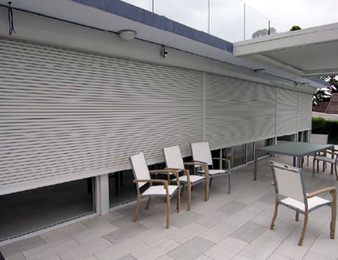 smoking area roller shutter