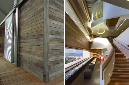recyled timber cladding