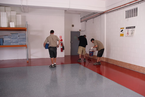 fast cure concrete floors