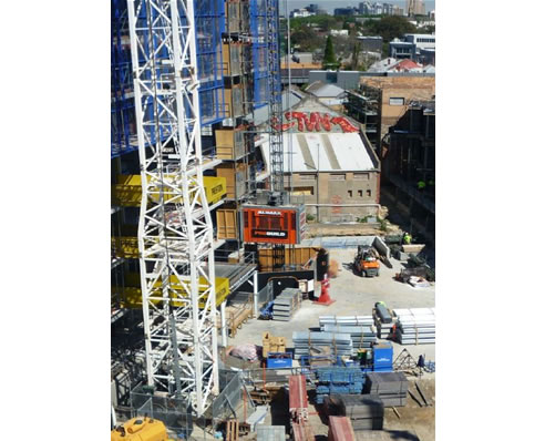 twin hoist construction