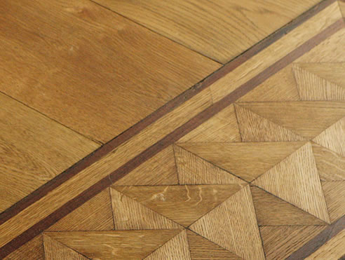 reclaimed timber floor
