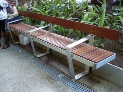 formed steel seat