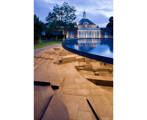 cork used in serpentine gallery pavilion