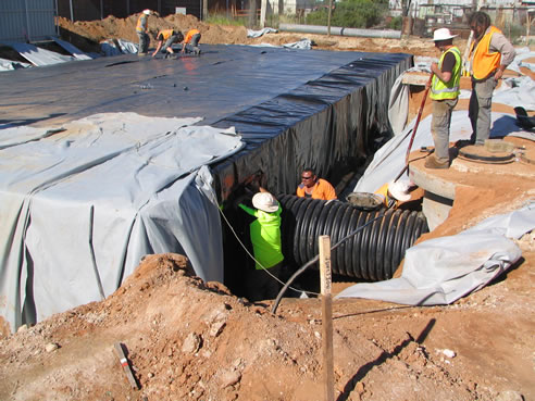 sub surface stormwater tank