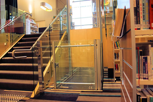 p2 liftshop platform lift at prahran town hall library