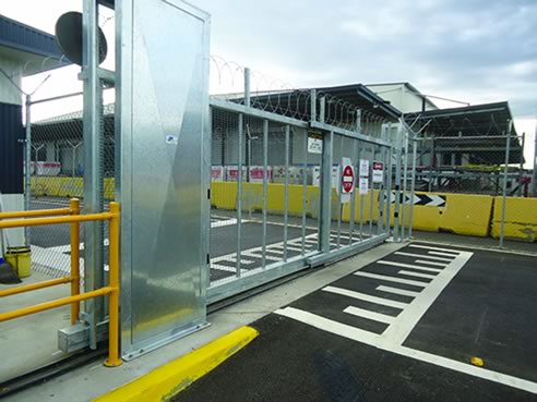 magnetic slide gates