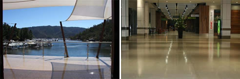 polished concrete floors