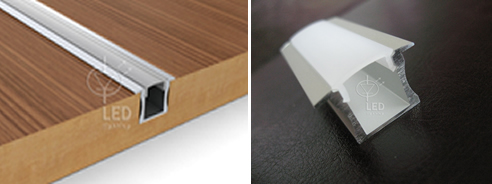 recessed led mounting profiles