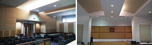 acoustic panels courtroom