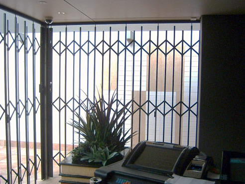 trellis door in club