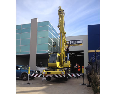 preston mobile crane